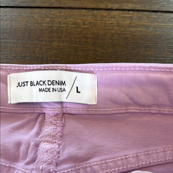 Just Black Denim Button Down A Line Skirt Size Large - Picture 4 of 12